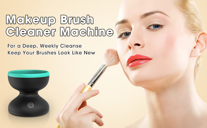 Automatic Cleaner powder makeup brush |Crezy Line | High quality
