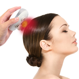 Hot Compress Red Light Head Massage Instrument Charging Dynamic Kneading Vibration Waterproof Home Scalp Head Massage Instrument |crezy Line|