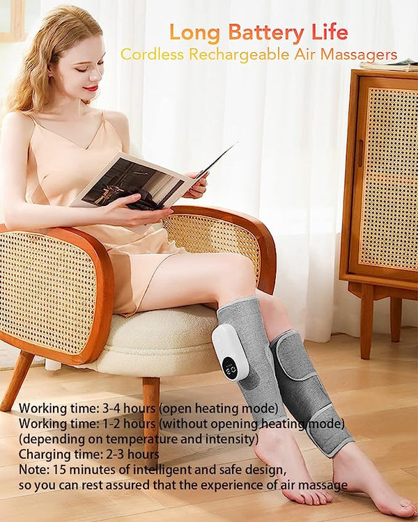 Leg Massager for Circulation and Pain Relief, Calf Air Compression |crezy line|